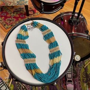 Vintage Handcrafted Multi-layered Bead Necklace